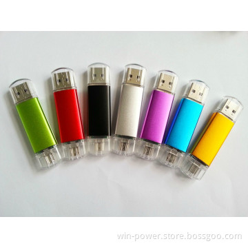 Plastic Smartphone USB Flash Drive with Micro USB Port (USB-255)